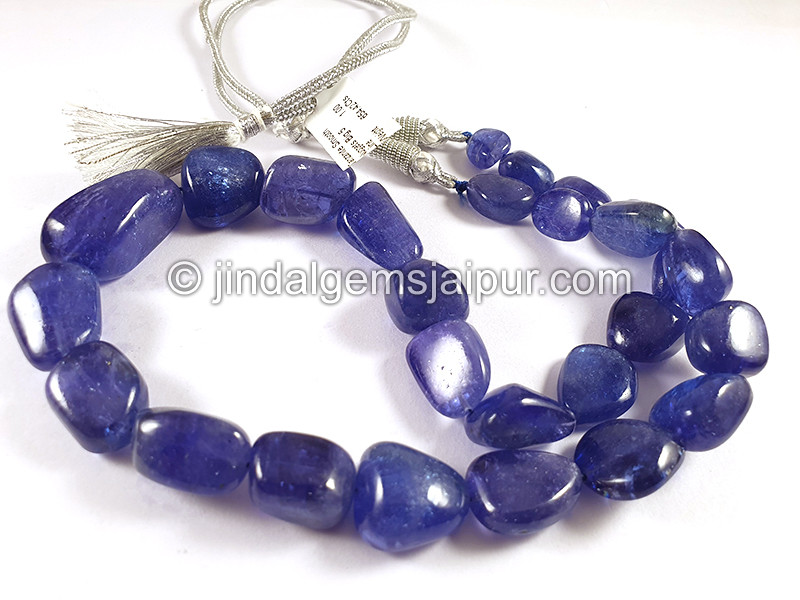 Tanzanite Smooth Nuggets Shape Beads