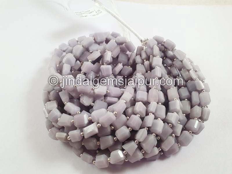 Yttrium Fluorite Faceted Nuggets Beads