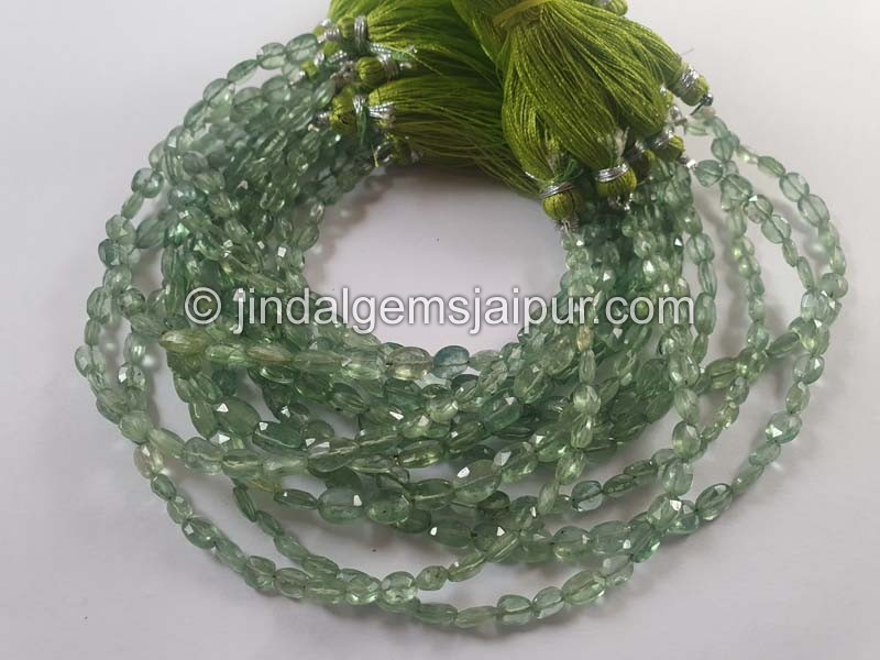 Mint Kyanite Faceted Nugget Beads